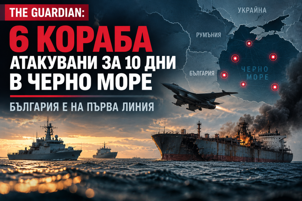 Шест кораба атакувани в Черно море